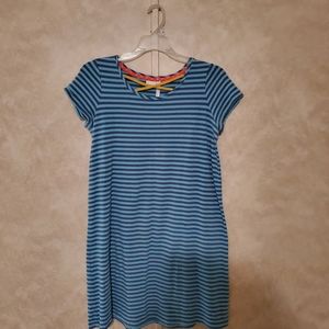 Matilda Jane 435 Blue Striped Dress Size 14